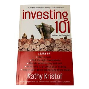 Investing 101 Updated and Expanded by Kathy Kristof Finance Book Paperback